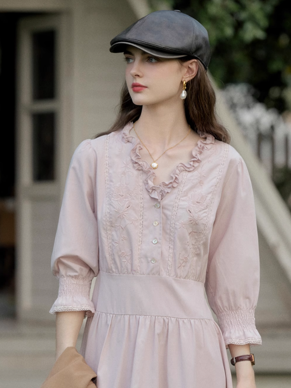 Spring Blossom Frill Dress