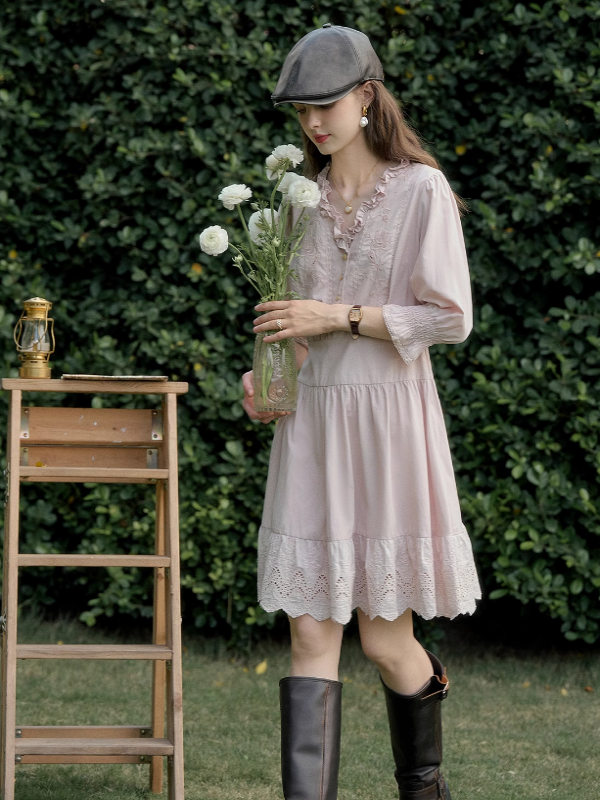 Katrine Frill Dress Floral