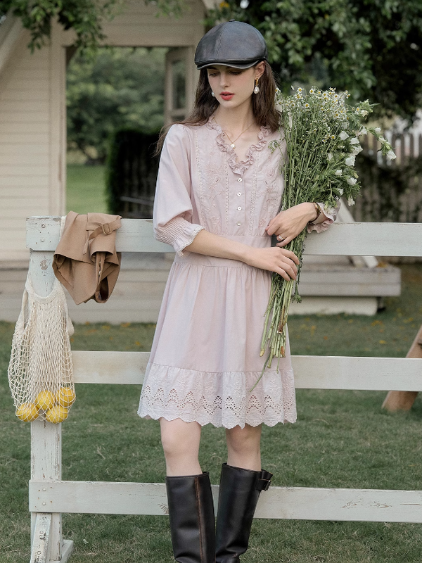 Spring Blossom Frill Dress
