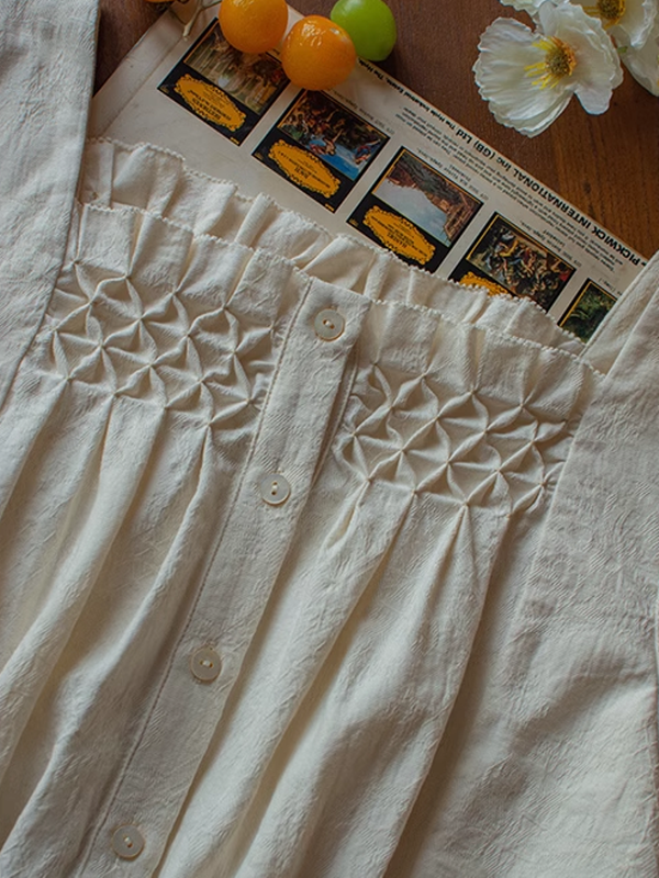 Classic Elegance Ivory Blouse
