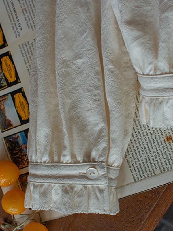 Classic Elegance Ivory Blouse