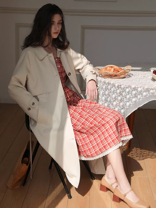 Red Check Romance Dress