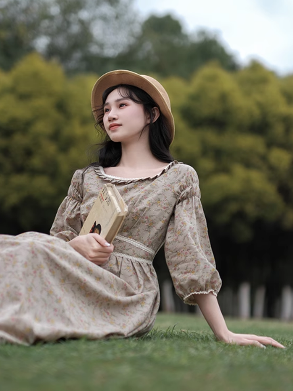 Dreamy Garden Floral Lace Dress