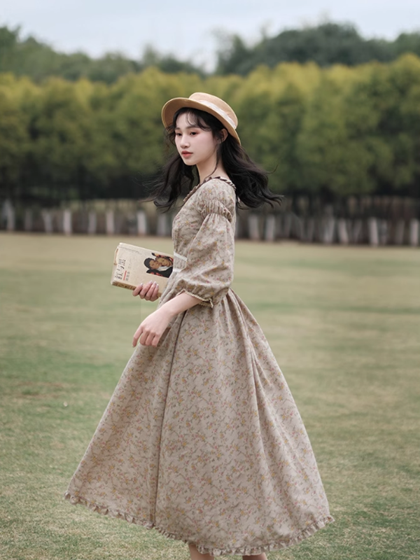 Dreamy Garden Floral Lace Dress