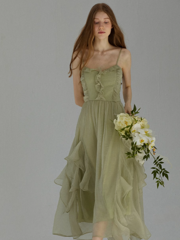 Forest Fairy Light Green Dress