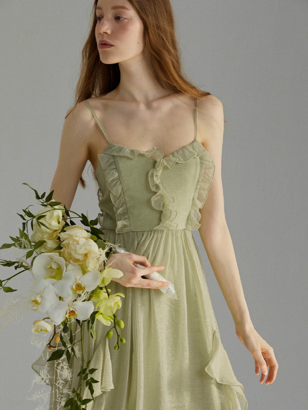 Forest Fairy Light Green Dress