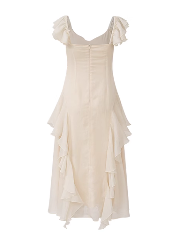 Ethereal Fairy Wings Chiffon Dress