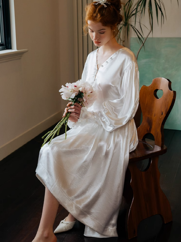 Eternal Grace Vintage White Dress