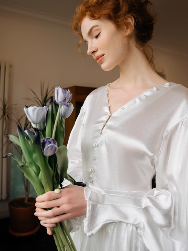Eternal Grace Vintage White Dress