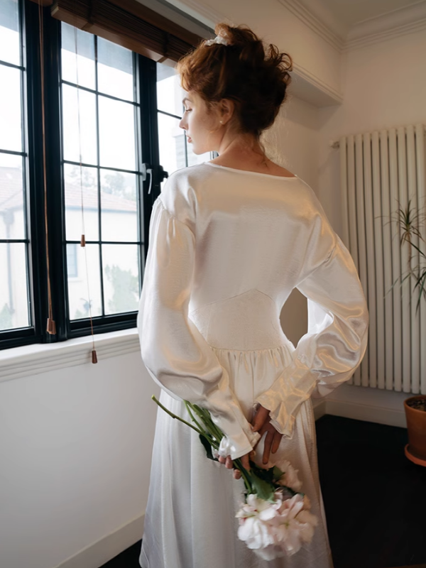 Eternal Grace Vintage White Dress