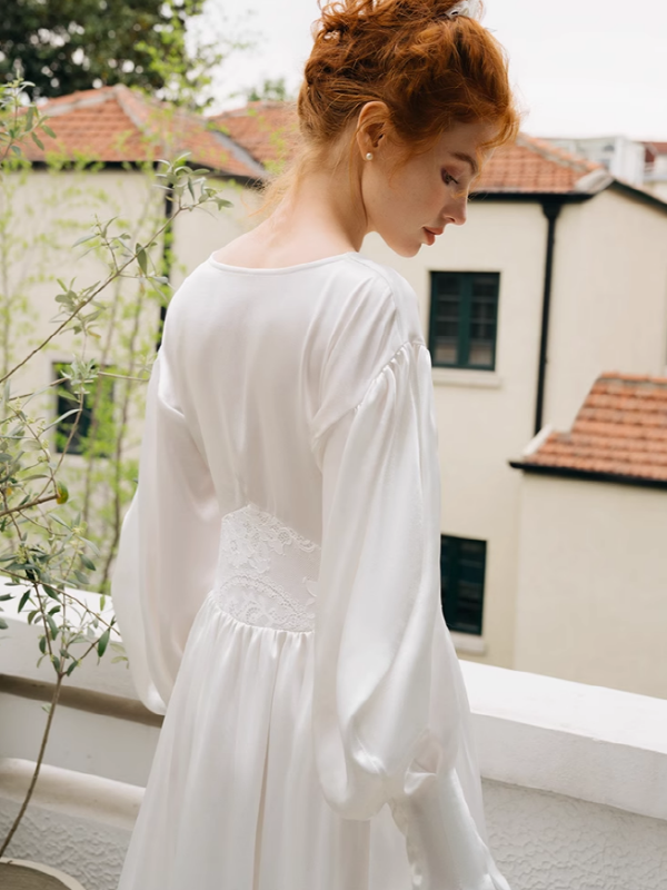 Eternal Grace Vintage White Dress