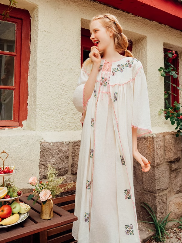 Fairy Tale Bloom Cotton Nightgown
