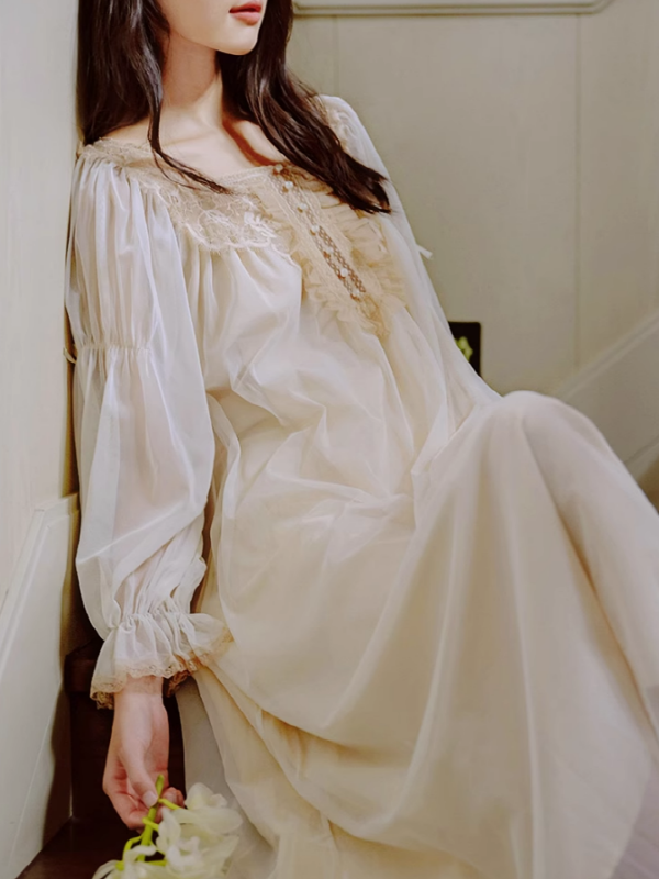 Vintage Lace Princess Nightgown