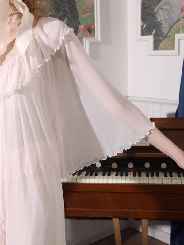 Light Pink Princess Frill Loungewear