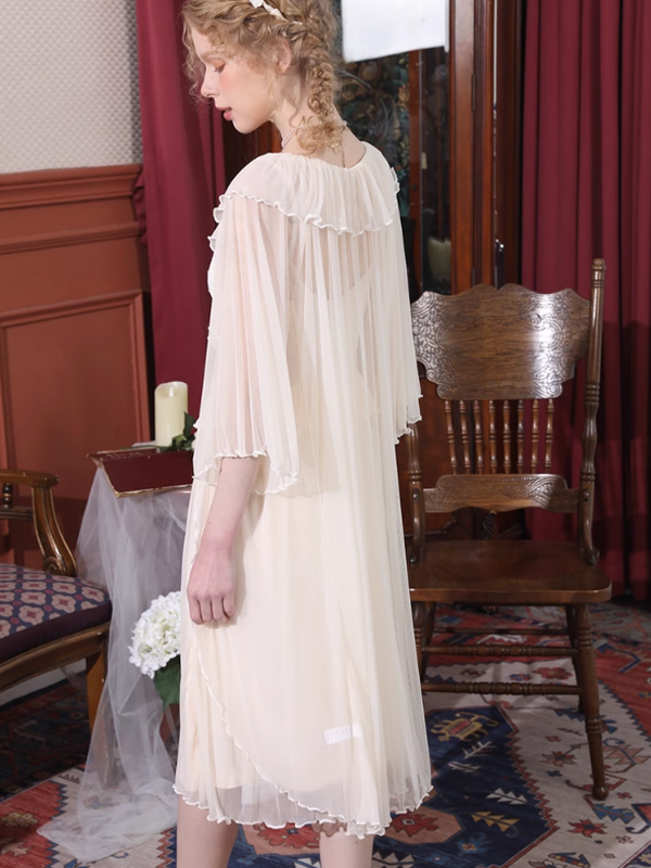 Light Yellow Princess Frill Loungewear