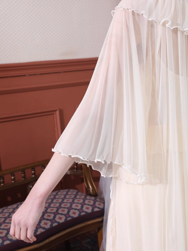 Light Yellow Princess Frill Loungewear