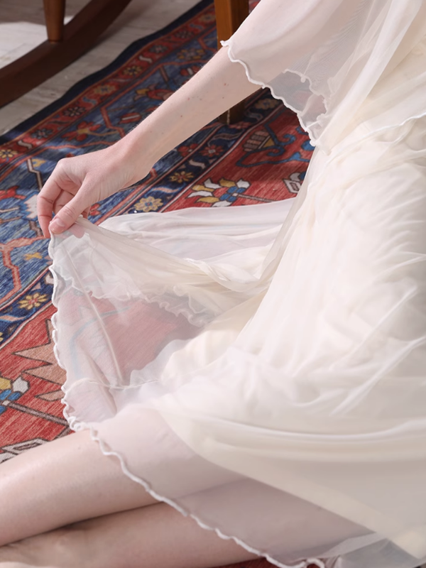 Light Yellow Princess Frill Loungewear