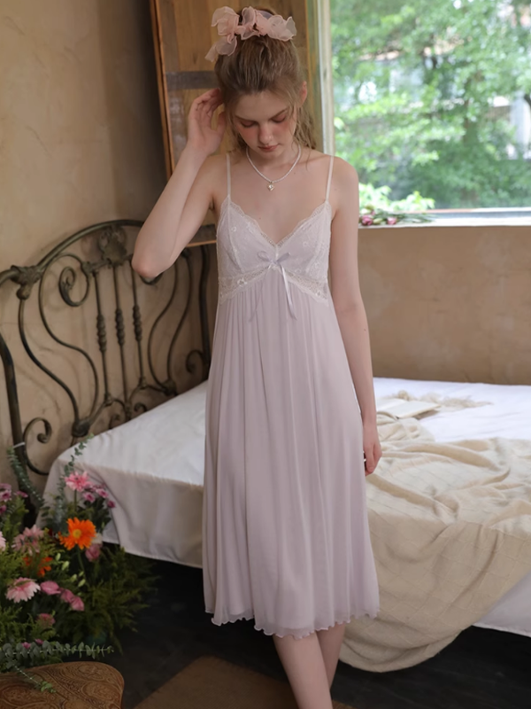Angel's Embrace Pink Purple Nightgown