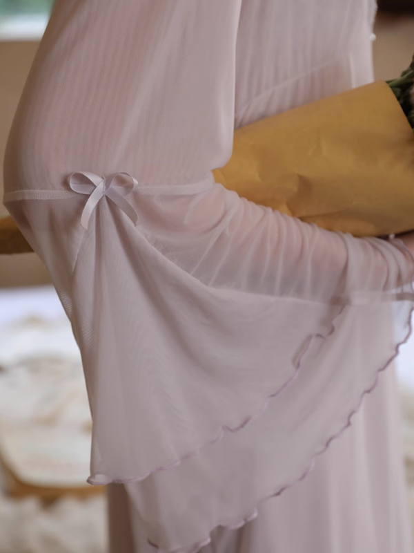 Angel's Embrace Pink Purple Nightgown