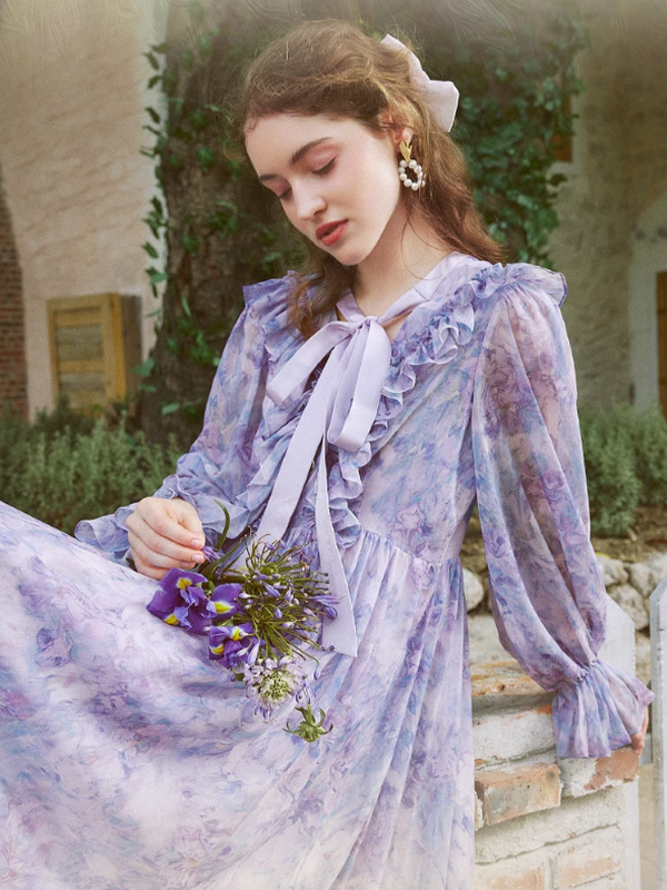 Monet's Dream Blue Dress