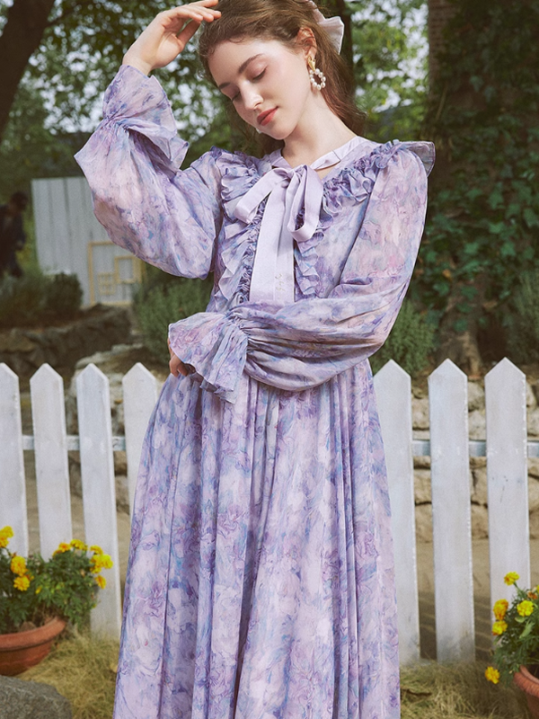 Monet's Dream Blue Dress