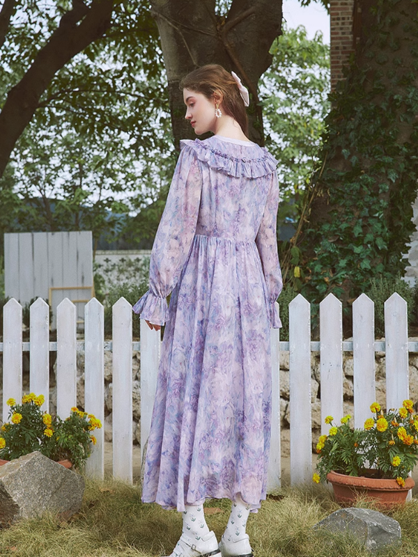 Monet's Dream Blue Dress