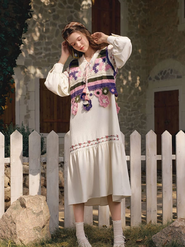 Rose Whisper Cottage Dress