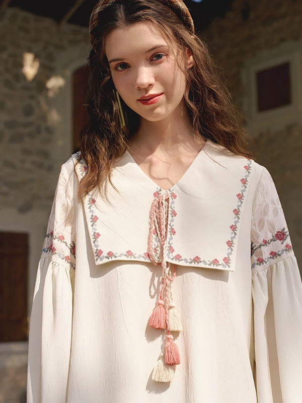 Rose Whisper Cottage Dress