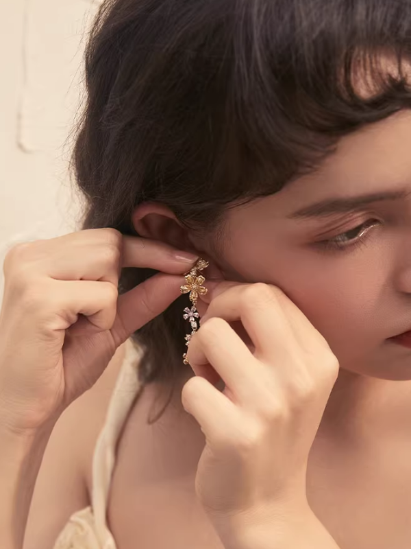 Splice Flower Earrings