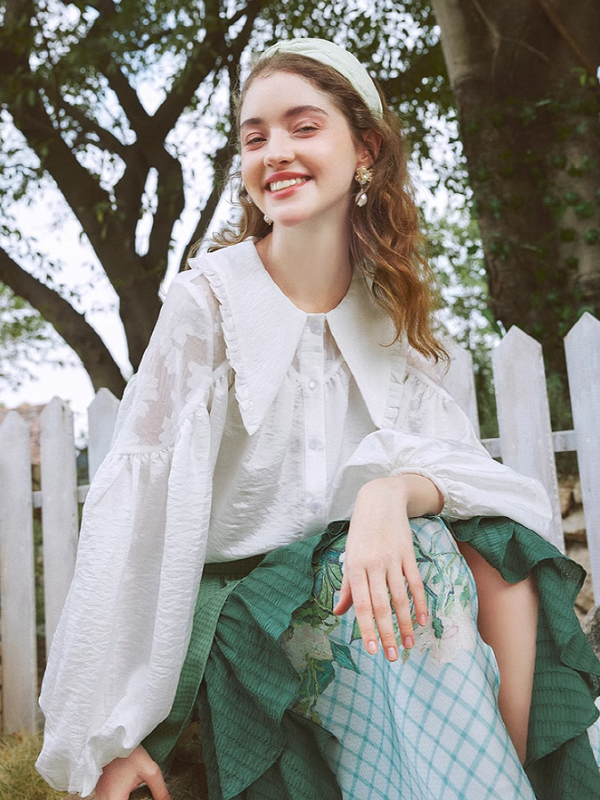 Dreamy Floral Whisper Blouse