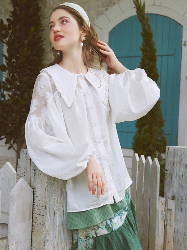 Dreamy Floral Whisper Blouse