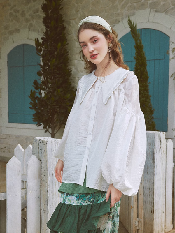 Dreamy Floral Whisper Blouse