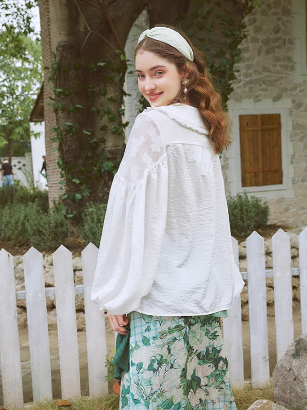Dreamy Floral Whisper Blouse