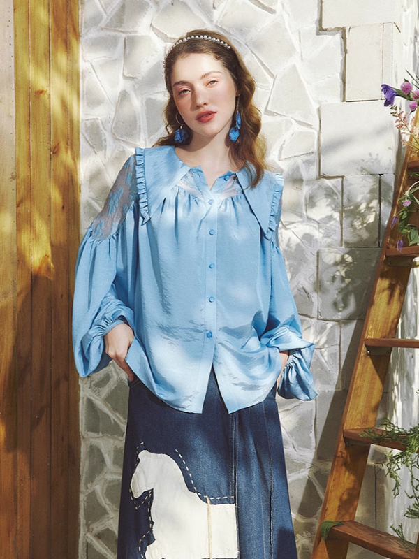 Dreamy Floral Whisper Blouse