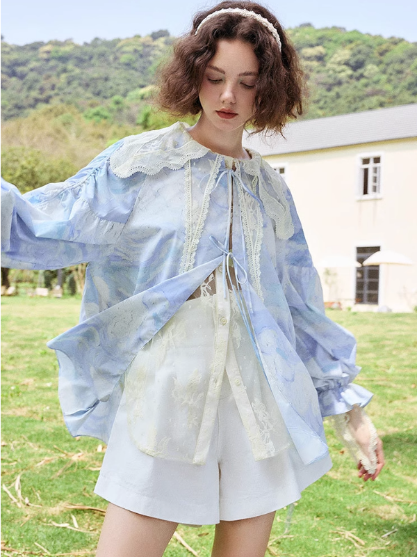 Gentle Breeze Blue Blouse
