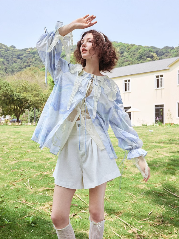 Gentle Breeze Blue Blouse