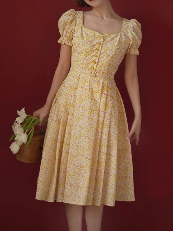 Dollhouse Dream Yellow Dress
