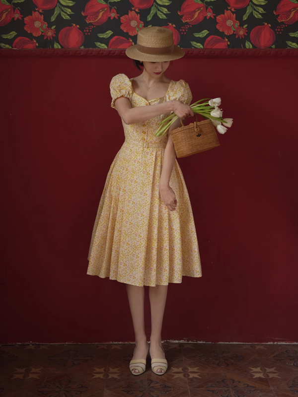 Dollhouse Dream Yellow Dress