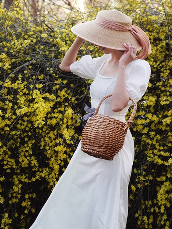Vintage Lace Elegance White Dress