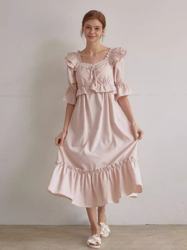 Pink Dream Ruffle Sleepwear