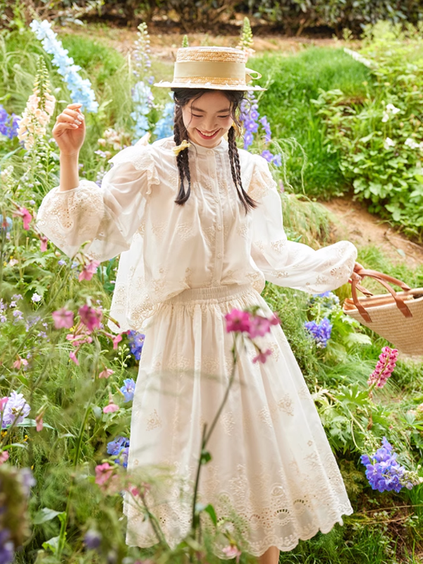 Secret Garden Embroidered Blouse