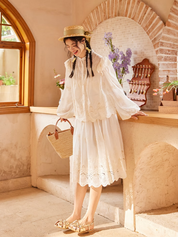 Secret Garden Embroidered Blouse