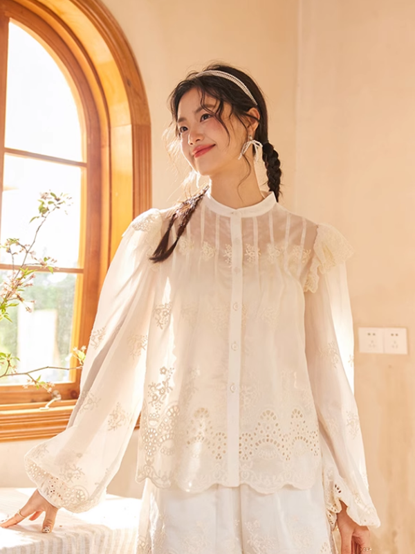 Secret Garden Embroidered Blouse