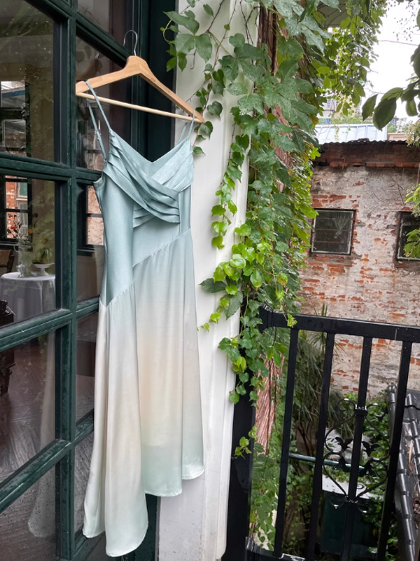 Sophia's Dreamy Blue Elegance Dress