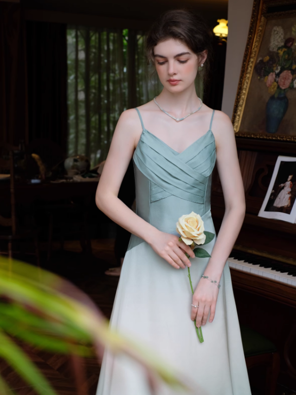 Sophia's Dreamy Blue Elegance Dress