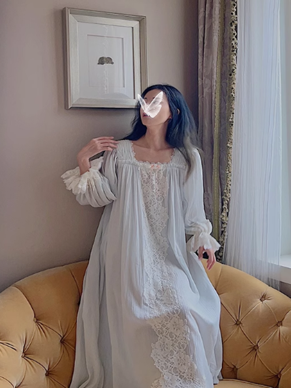 Evelyn's Ethereal Sky Nightgown