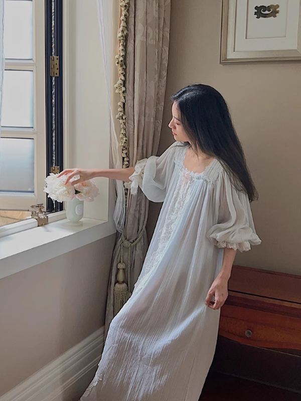 Evelyn's Ethereal Sky Nightgown