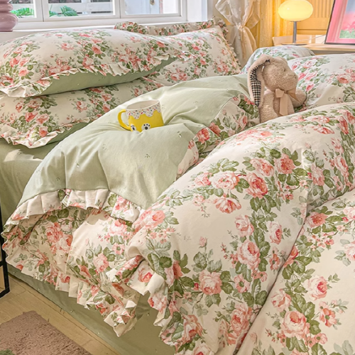 Romantic Floral Garden Bedding Set