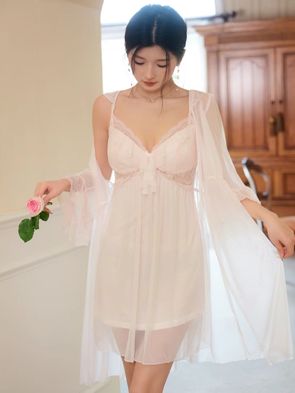 Lovely Ribboned Dreams Nightgown Set