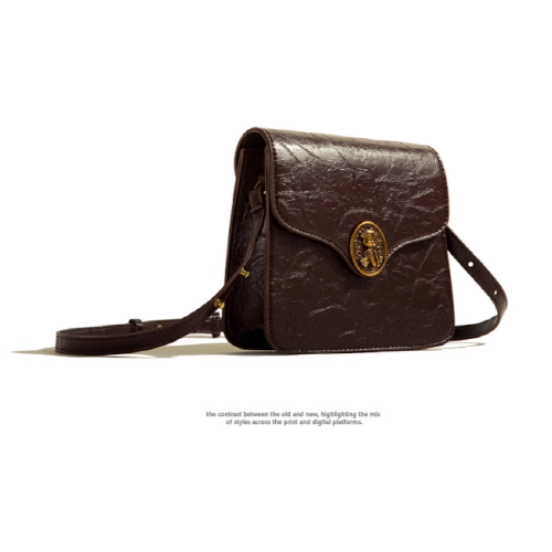 Vintage Pooch Square Crossbody